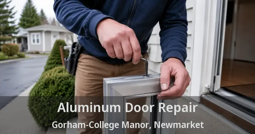 Aluminum Door Repair Gorham-College Manor, Newmarket - ON