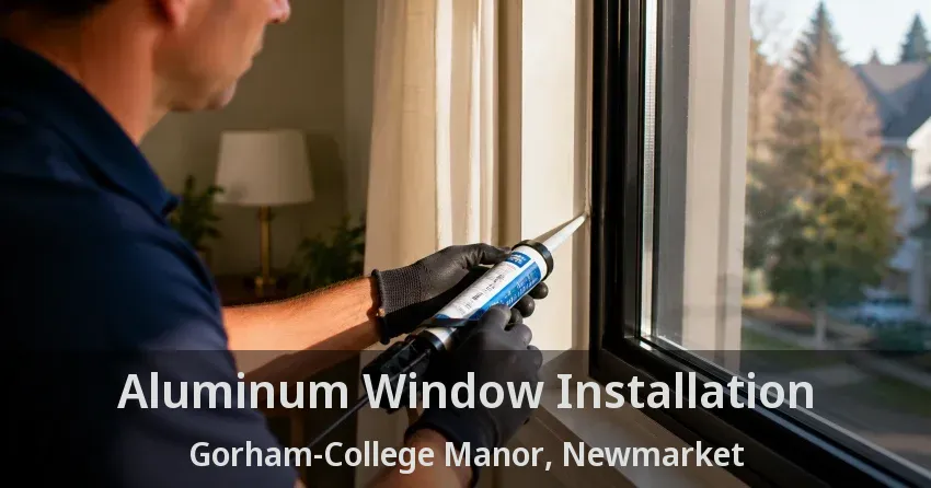 Aluminum Window Installation Gorham-College Manor, Newmarket - ON