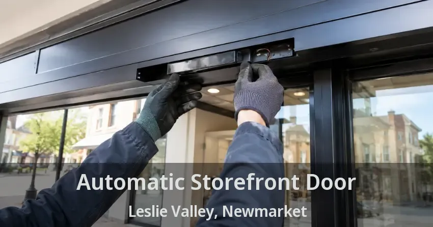 Automatic Storefront Door Leslie Valley, Newmarket - ON