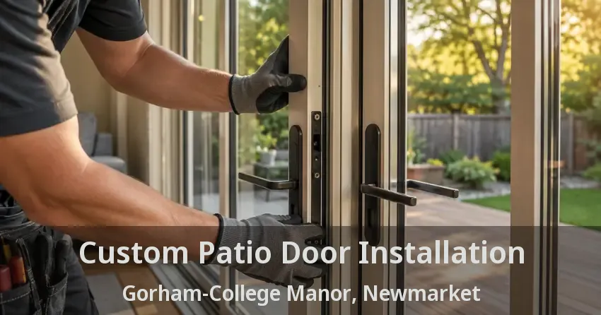 Custom Patio Door Installation Gorham-College Manor, Newmarket - ON