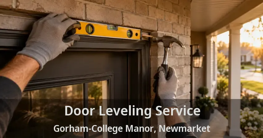 Door Leveling Service Gorham-College Manor, Newmarket - ON