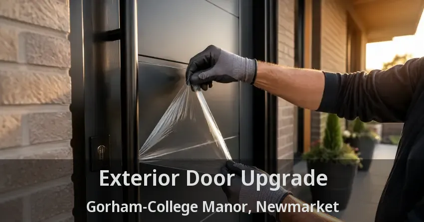 Exterior Door Upgrade Gorham-College Manor, Newmarket - ON