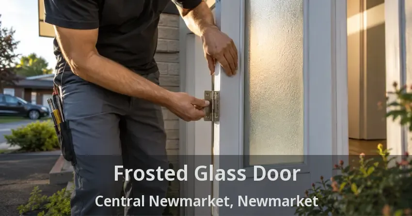 Frosted Glass Door Central Newmarket, Newmarket - ON