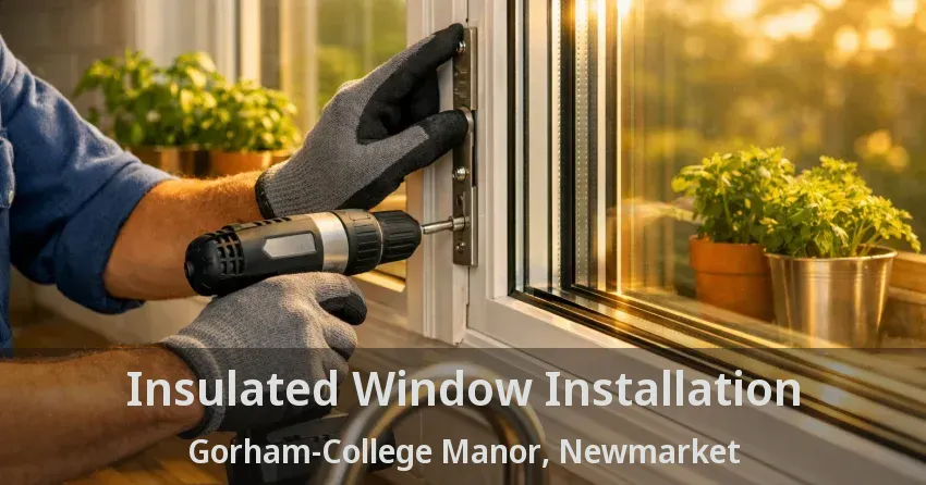 Insulated Window Installation Gorham-College Manor, Newmarket - ON