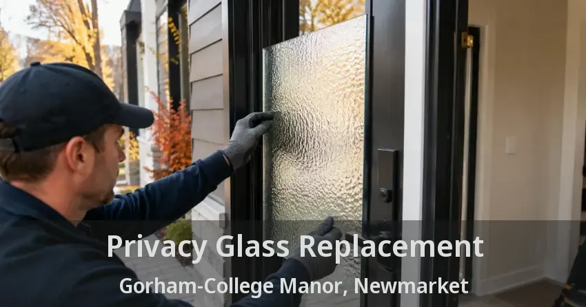Privacy Glass Replacement Gorham-College Manor, Newmarket - ON