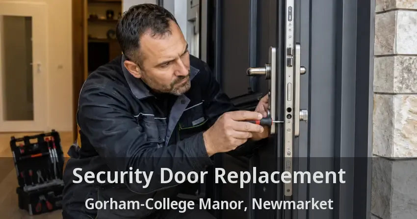 Security Door Replacement Gorham-College Manor, Newmarket - ON