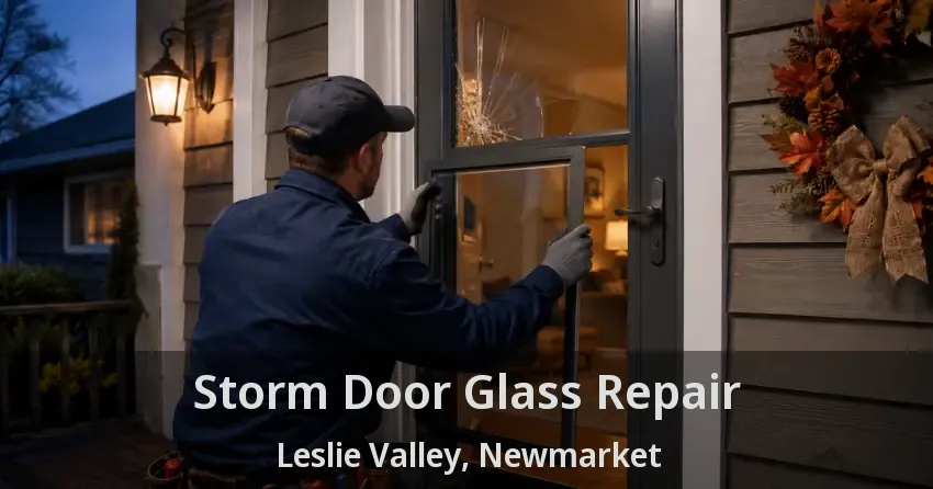 Storm Door Glass Repair Leslie Valley, Newmarket - ON