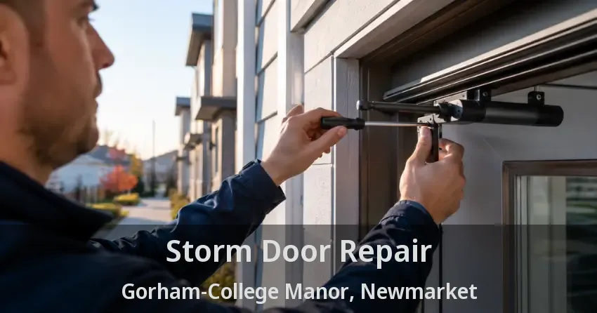 Storm Door Repair Gorham-College Manor, Newmarket - ON