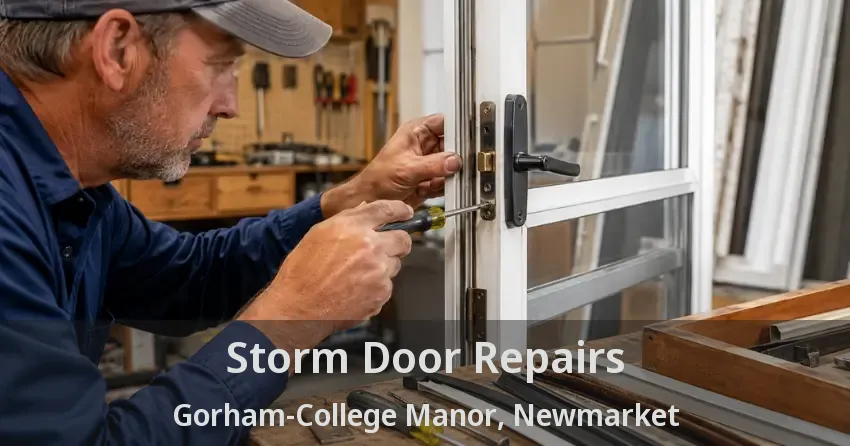 Storm Door Repairs Gorham-College Manor, Newmarket - ON