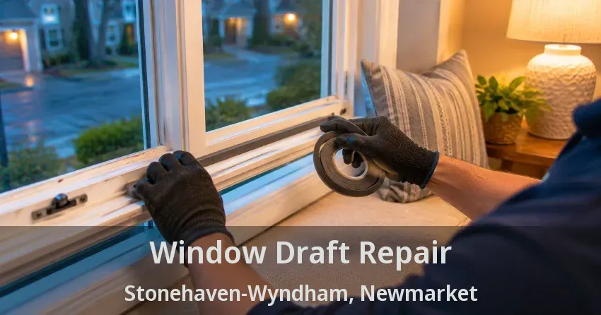 Window Draft Repair Stonehaven-Wyndham, Newmarket - ON