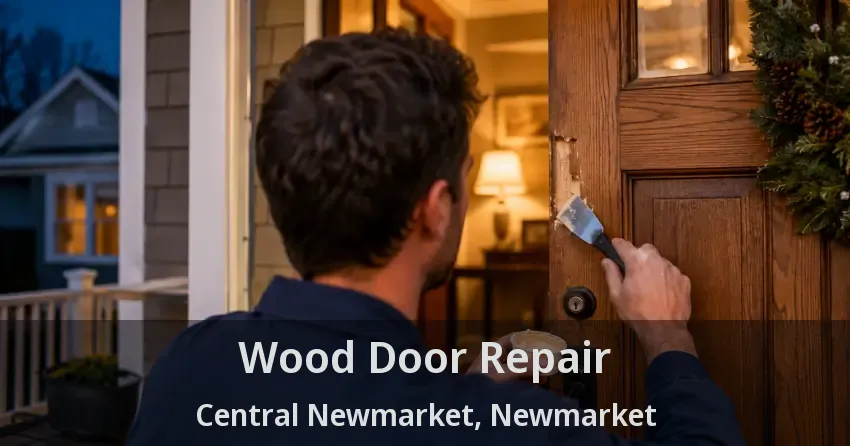 Wood Door Repair Central Newmarket, Newmarket - ON