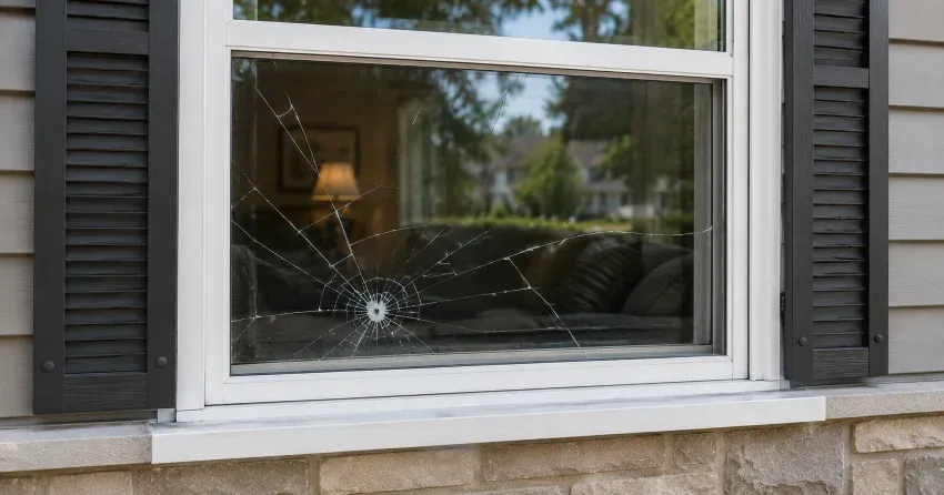 technician measuring window opening for emergency glass replacement Central Newmarket, Newmarket
