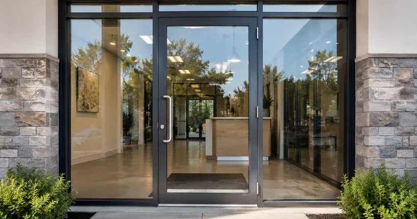 glass door installation sliding patio door in Newmarket