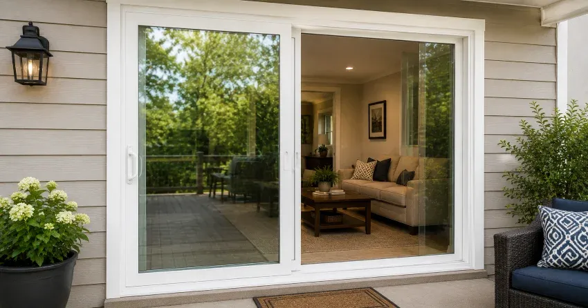 new patio door replacement installed in Armitage, Newmarket home