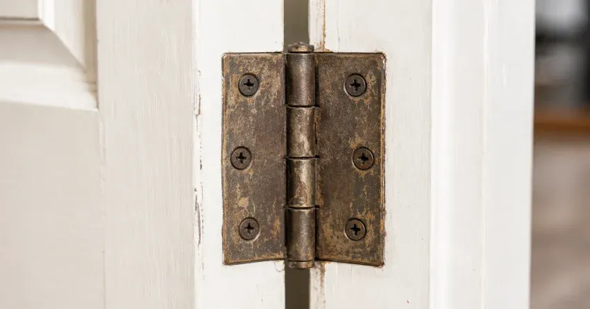 technician adjusting a sagging door hinge in Central Newmarket, Newmarket